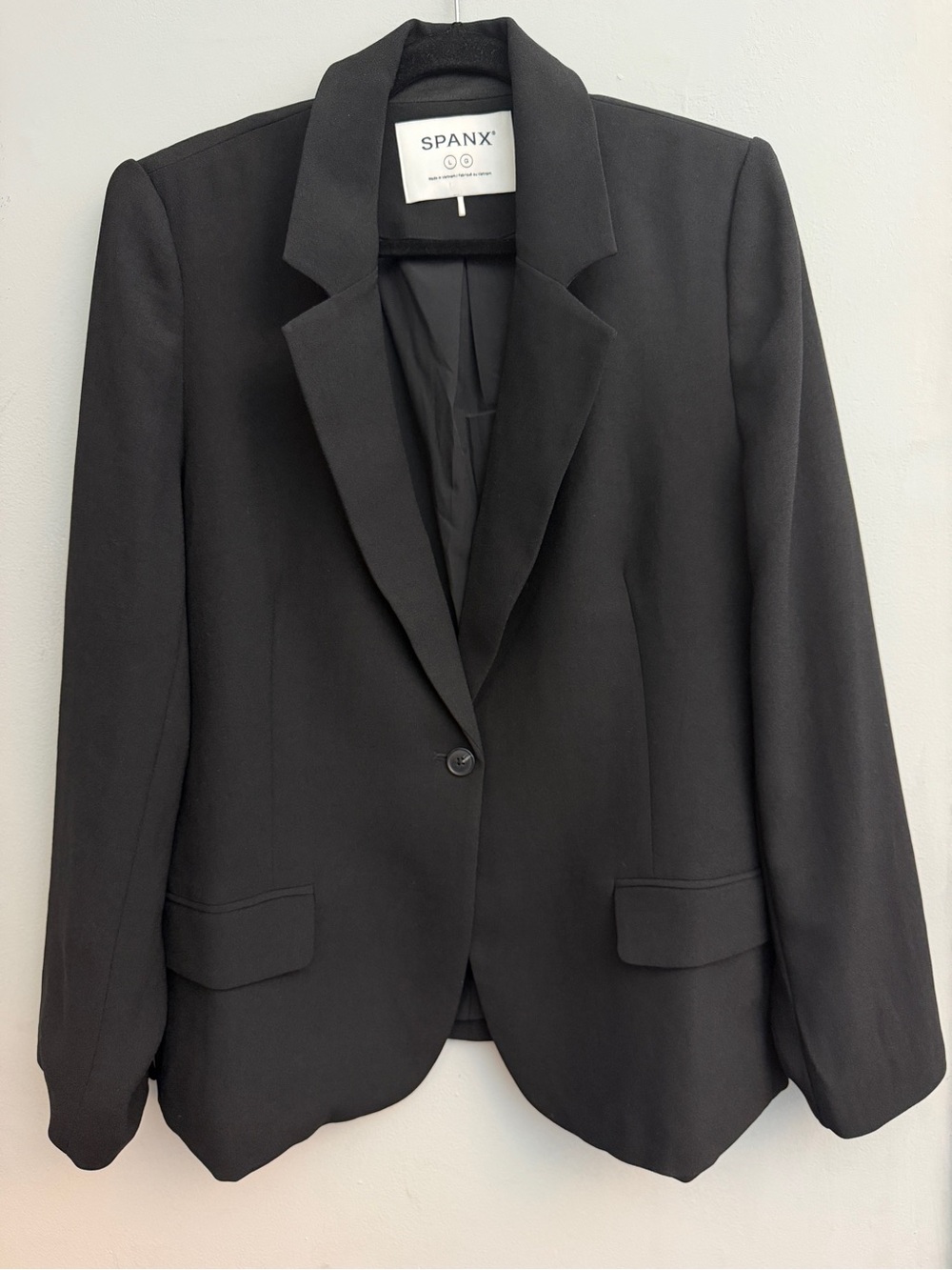 Spanx Carefree Crepe Blazer, Size Large